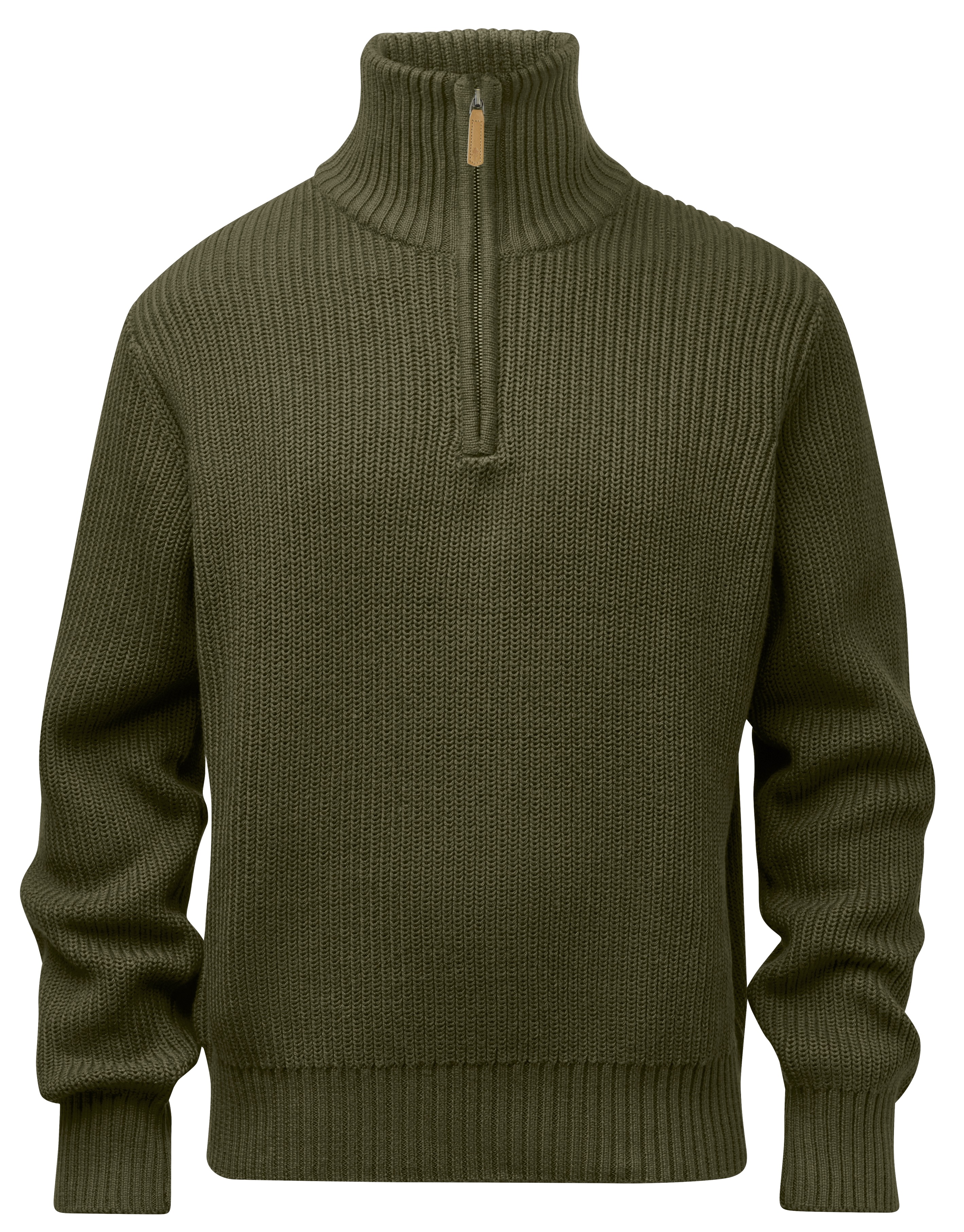 svetr Philip Knitted Olive Green - Pinewood